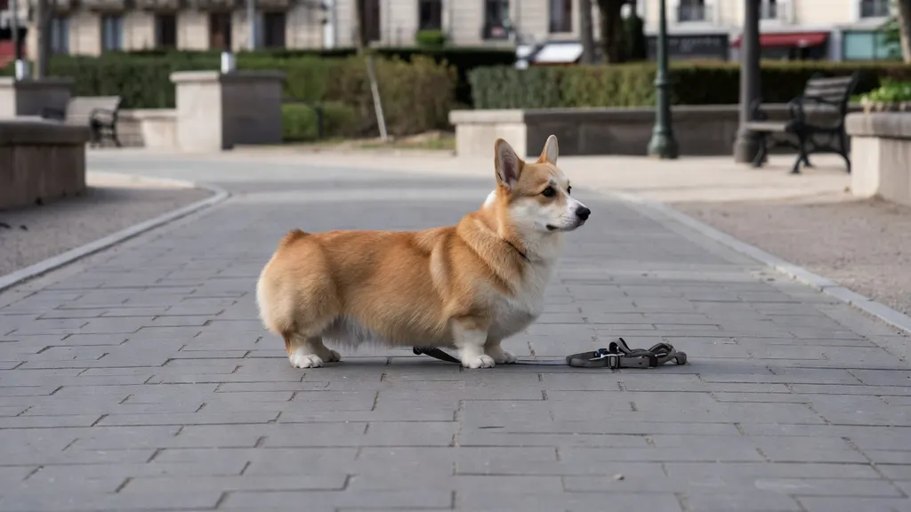 Czy corgi lubi spacery