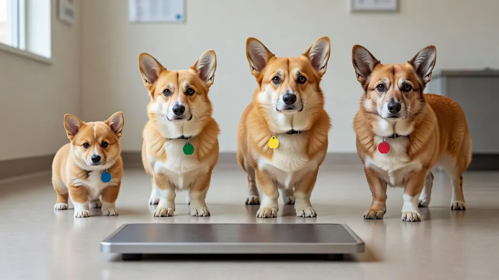 Ile ważą welsh corgi pembroke
