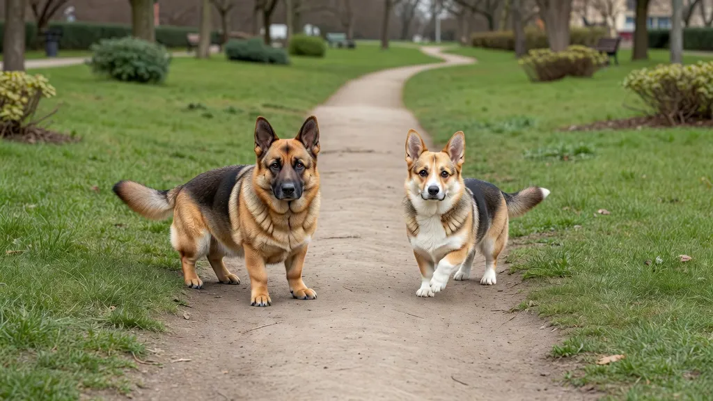 Mieszaniec owczarka niemieckiego i corgi