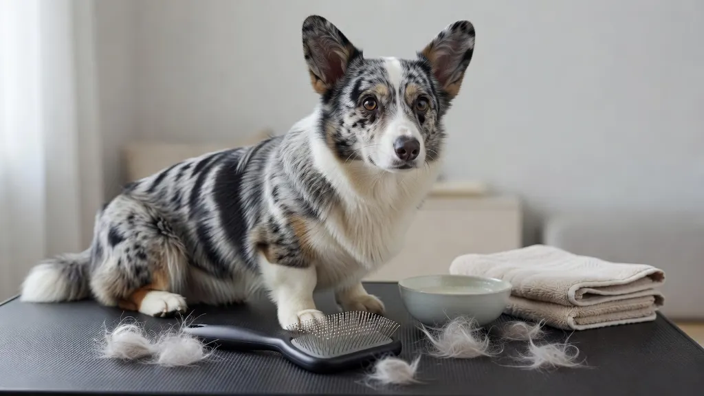 Szary Corgi Pielęgnacja