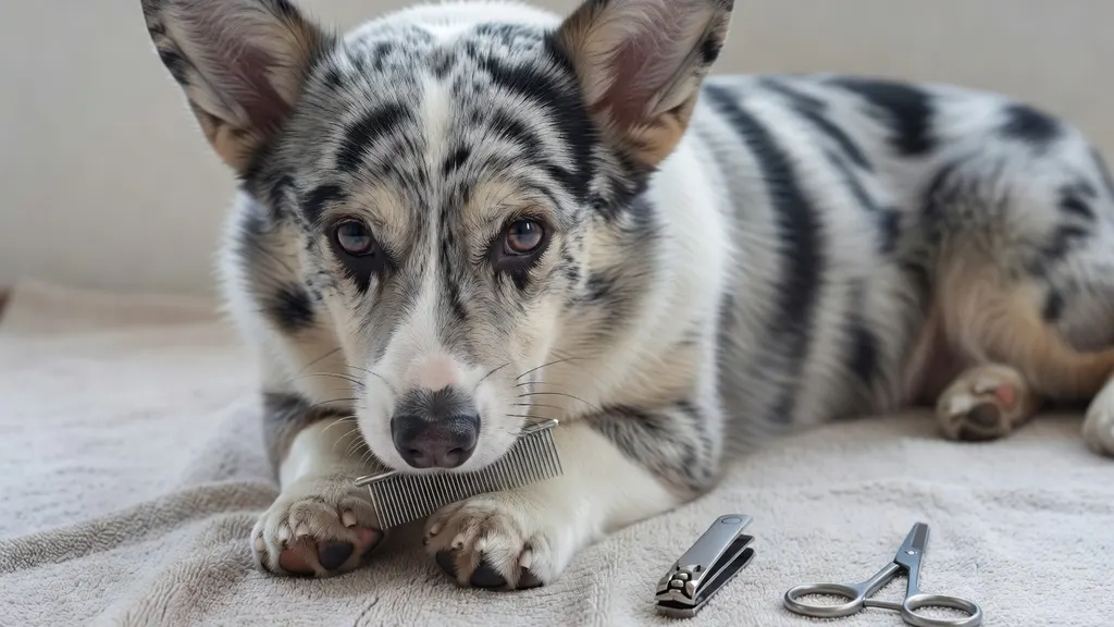 Szary Corgi Pielęgnacja