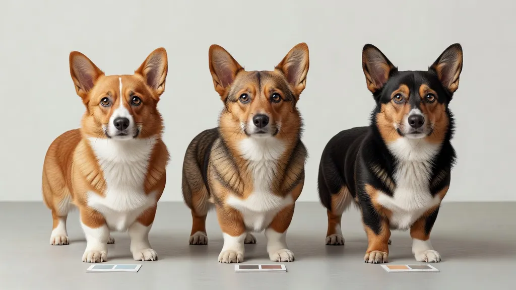 Welsh corgi pembroke kolory